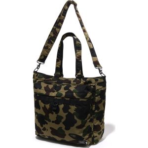 PORTER 1ST CAMO UTILITY TOTE BAG MENS