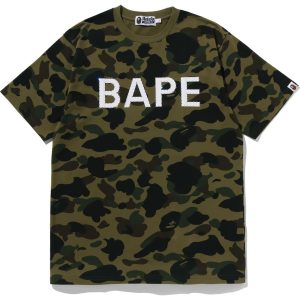 1ST CAMO BAPE RHINESTONE TEE MENS