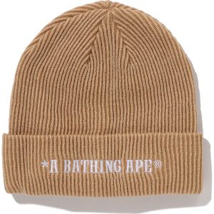 A BATHING APE KNIT CAP MENS
