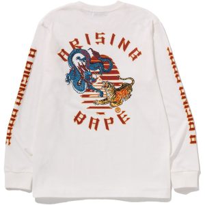 A RISING BAPE L/S TEE MENS