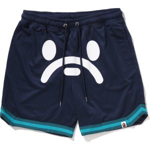 BAPE X JUST DON MILO RELAXED FIT BASKETBALL SHORTS MENS