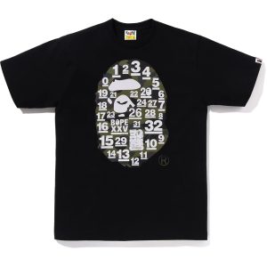A BATHING APE 32ND ANNIV. 1ST CAMO BIG APE HEAD TEE MENS